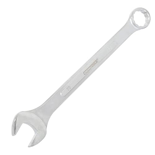 OEMTOOLS 22132 35mm Jumbo Combination Wrench, Chrome Plated, Raised Panel Design, Durable Finish, Reduces Weight, Provides 15% to 20% More Torque - size: 35mm