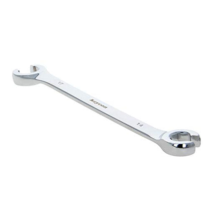 Utoolmart Flare Nut Wrench, 14mm x 17mm Metric Double Open End, 2Pcs - color: 2pcs, size: 14x17mm