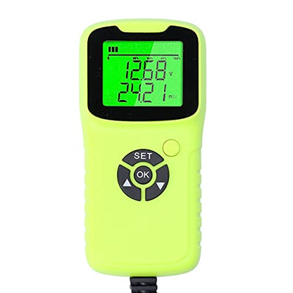 A300 Digital Car Battery Tester LCD Battery Test Analyzer Auto Test Diagnostic Tools with Wide CCA Range 100-1700 for 12V Flood AGM Gel Deep Cycle Batteries ABS 13x6.2x2.8cm (Green) - color: Green