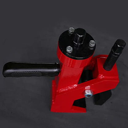 Universal Manual Pneumatic Tire Changer Tool Tyre Bead Breaker Removal Machine Tire Removal Leverage Tool Garage Workspace Metal Tool Helper for Car Motorcycle Truck Tractor ATV (Red