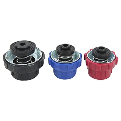 Coolant Filling Funnel Kit, Spill Proof Radiator Funnel with Brass Flow Valve and Air Bleeder Line, for