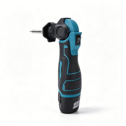 Yunseity Cordless Soldering Iron Kit, Rechargeable Portable Cordless Soldering Iron, Fast Heating, for Electronics Repair, Automotive Wiring, Jewelry Making (2 Battery US Plug 110V)