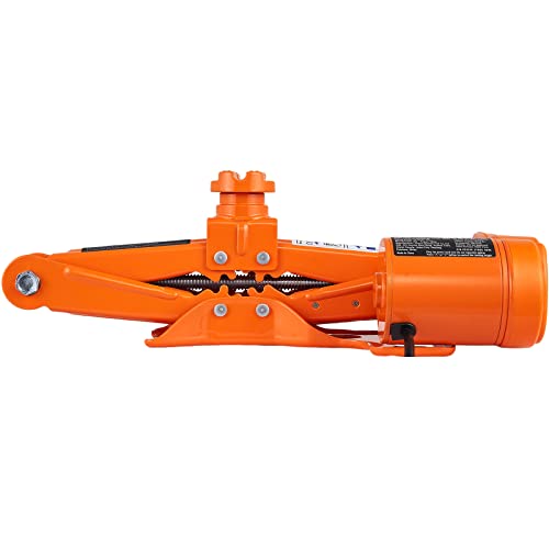 VEVOR Electric Car Jack, 3 Tons /6600 lbs 12V Electric Scissor Jack with Electric Impact Wrench, Double Saddles with Remote Control, Portable Car Jack for Sedan, SUV, Truck Tire Change Replacement