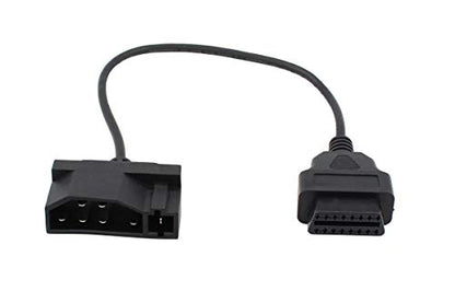 MOTOKU 7 pin OBD1 to OBD2 Adapter Diagnostic Tool Cable Connector | for Ford Code Reader Scanner, Check Engine Repair