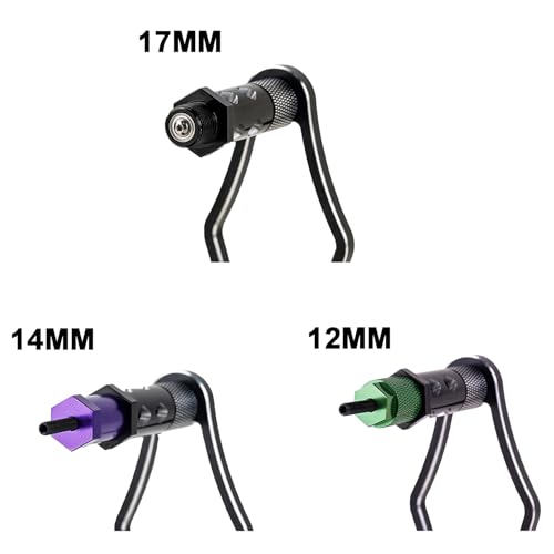 Wheel Tire Balancer RC Tire Balance Support Base Tool with 12mm 14mm 17mm Wheel adapters for 1/5 1/6 1/8 1/10 RC Cars