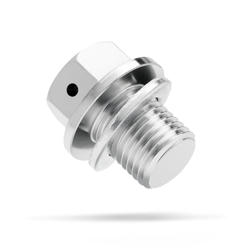 Votex - Made in USA - M14x1.5MM Engine Oil Drain Plug, Stainless Steel, for Acura, Audi, Chevrolet, Chrysler, Dodge, Ford, Honda, Hyundai, Jeep, Kia + More - size: M14-1.5 Non-Magnetic Oil Drain Plug