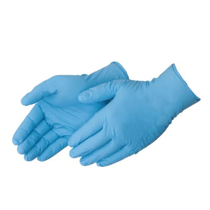 Nitrile Disposable Gloves | Powder-Free, Micro-Textured - size: X-Large, style: Industrial Grade - 3.5 Mil (Blue)