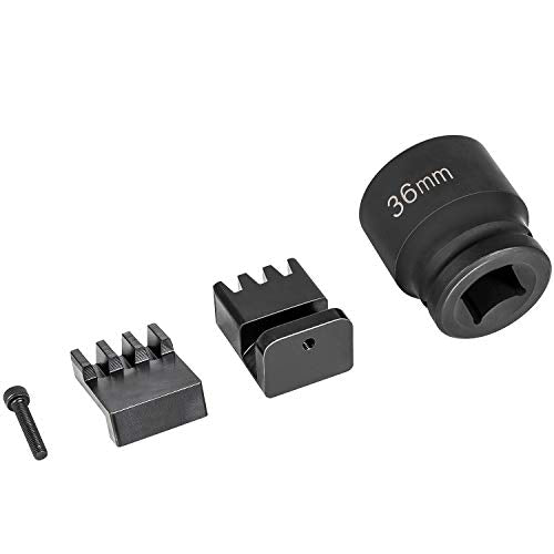 Sunluway 22100 Flywheel Locking Tool with 36mm 3/4" Drive Harmonic Balancer Socket for 6.6L Duramax Engine