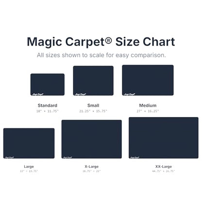 Magic Carpet® DIY Absorbent Work & Surface Protection Mat, LG, 1-Pack | 19.75" x 33" | absorbs spills & cushions dropped tools | strong, puncture-resistant | low-profile comfort | made in USA - size: Large | 19.75" x 33"