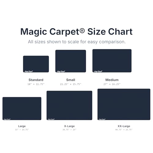 Magic Carpet® DIY Absorbent Work & Surface Protection Mat, XXL, 1-Pack | 26.75" x 44.75" | absorbs spills & cushions dropped tools | strong, puncture-resistant | low-profile comfort | made in USA - size: XX-Large | 26.75" x 44"