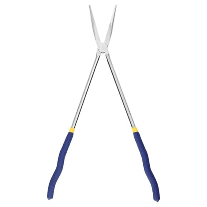 2 PCS Reach Pliers, 16 Inch Extra Long Needle Nose Pliers, High Carbon Steel Needle Nose Pliers for Narrow Spaces, Automotive Repair