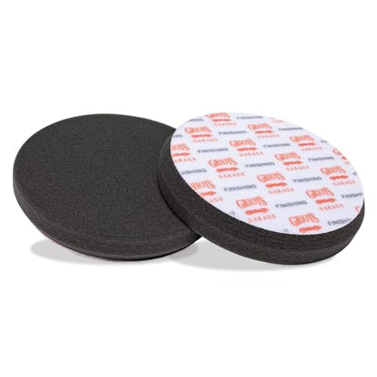 Griot's Garage 6.5" Black Foam Finishing Pads for Car Polishing and Detailing, Buffing Pads for Paint Correction and Sealant Application, 10619, Set of 2 - size: 6" Pads (Set of 2), style: 6.5" (Set of 2)