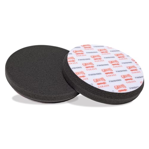Griot's Garage 6.5" Black Foam Finishing Pads for Car Polishing and Detailing, Buffing Pads for Paint Correction and Sealant Application, 10619, Set of 2 - size: 6" Pads (Set of 2), style: 6.5" (Set of 2)