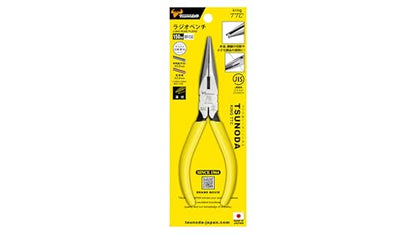 Tsunoda RP-150 Precision Needle Nose Pliers 6-Inch, Fine Tip Pliers for Gripping Stranded Wire and Small Parts, Made in Japan - size: 6-Inch w/o Spring
