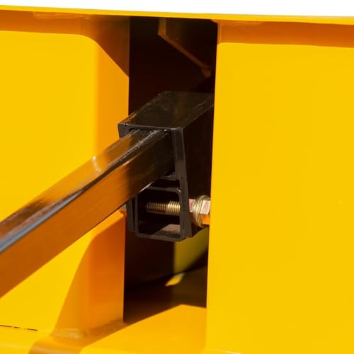 Heavy Duty Truck Ramps for Oil Changes, 20 Ton Capacity Car & Truck Service Ramps, Wide Wheel Lift Ramps for Maintenance, Pair, Yellow