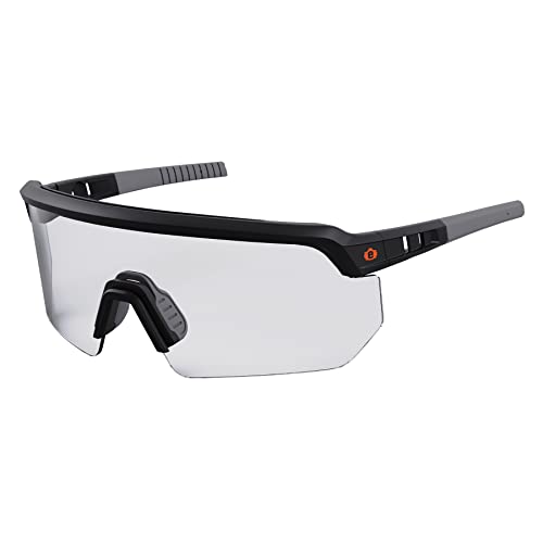 Ergodyne Unisex Skullerz Aegir Anti-scratch & Enhanced Anti-fog Safety Glasses - color: Clear Lens