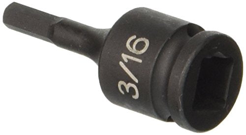 Grey Pneumatic (1906F) 3/8" Drive x 3/16" Hex Driver Socket - style: 3/16" Hex Driver