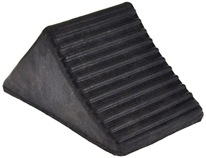 Buyers Products WC1467A Rubber Wheel Chock, 5x6x5 in, Resists Oil, Rust, Salt & Sun, Durable & Secure Tire Stopper for Service and Parking, Ideal for Cars, Utility Vehicles, Trailers, Trucks & RVs - size: 1 Count (Pack of 1)