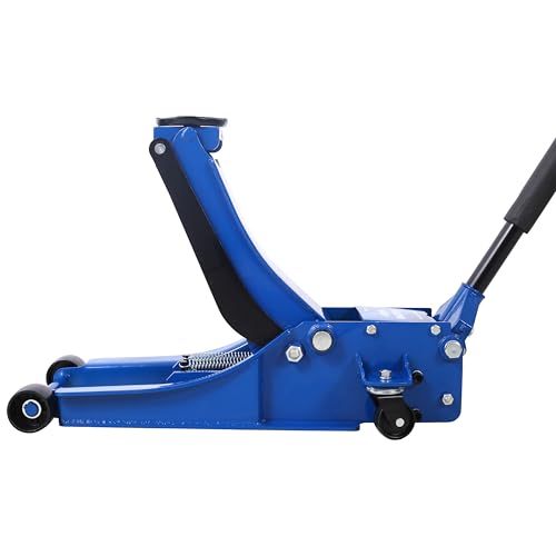 Low Profile Car Jack 4 Ton Portable Floor Hydraulic Jacks 8000 lbs | Heavy-duty steel floor jack with 4-ton capacity, low profile design, lifting range 2.5-20 inches, overload protection va - color: A2
