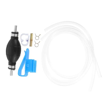 1Set Manual Oil Transfer Pump Hose Kit Lightweight Water Fuel Siphon Easy to Use for Automotive Outdoor Activities Sturdy Reusable Accessories