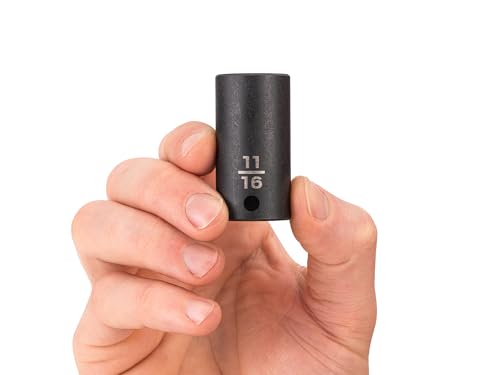 TEKTON 3/8 Inch Drive x 11/16 Inch Impact Socket | SID14017