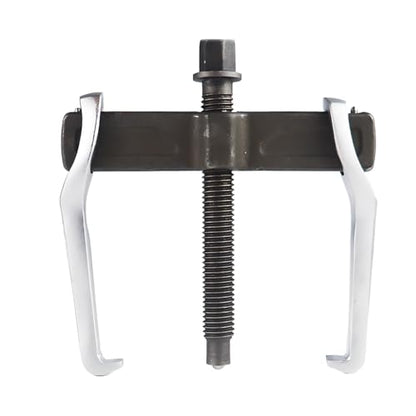 2-Jaw Gear Puller 4 Inch, Adjustable Two Jaws Bearing Puller for Pulley Flywheel Gear Removal – Heavy Duty Steel Puller Tool for Internal & External Use, Non-Slip Grip with Hexagonal Screw
