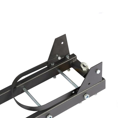 Motorcycle Hitch Carrier, 500LBS Heavy Duty Steel Dirt Bike Hauler Hitch Mount Rack with Loading Ramp, Anti-Tilt Locking Device for Truck, Car or SUV with 2" Hitch Receiver