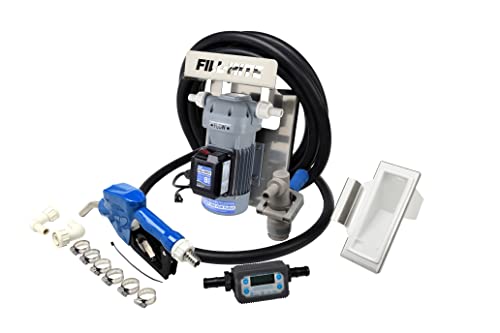 Fill-Rite DF120CAT520B 120V 8 GPM Diesel Exhaust Fluid (DEF) Transfer Pump w/Tote Mount Package, Automatic Nozzle, RPV Dispense Coupler, & Digital Meter - style: 120V Tote Mount w/Meter