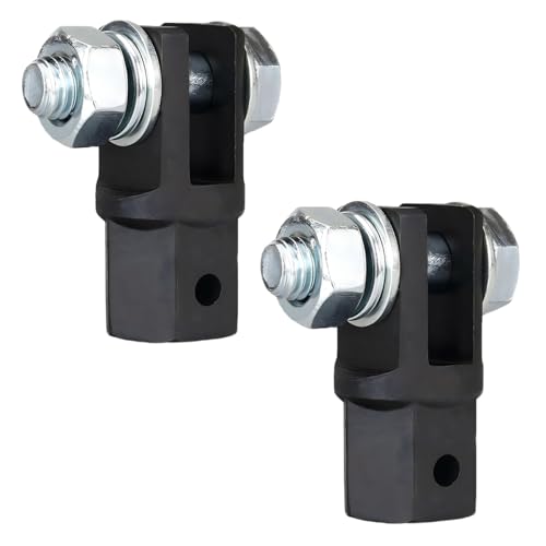 Scissor Jack Drill Adapter, Heavy Duty Car Jack Drill Socket Adapter for 1/2 Inch Impact Wrench & 13/16 Inch Lug Wrench, Universal Trailer Scissor Jacks Lifting Leveling Accessories (2PCS) - size: 2PCS