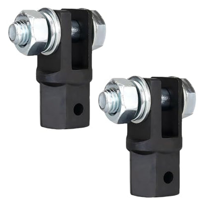 Scissor Jack Drill Adapter, Heavy Duty Car Jack Drill Socket Adapter for 1/2 Inch Impact Wrench & 13/16 Inch Lug Wrench, Universal Trailer Scissor Jacks Lifting Leveling Accessories (2PCS) - size: 2PCS