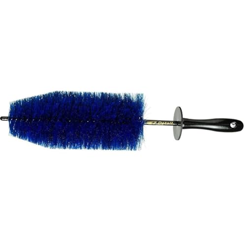 EZ Detail Big Wheel Brush – 18-Inch Flexible Nylon Rim & Barrel Cleaner for Cars, Trucks, Motorcycles – Hard-to-Reach Areas, Non-Scratch Auto Detailing Tool