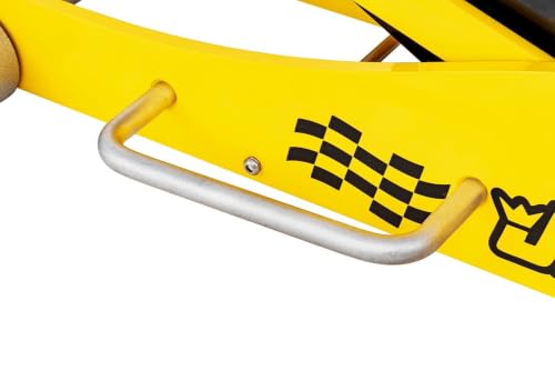 JEGS Professional Low-Profile 3-Ton Aluminum Floor Jack | 3" Inch Minimum Saddle Height | Lightweight Construction | 360 Degree Rotating Saddle