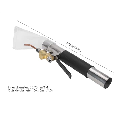 Car Carpet Extractor, Heat Resistant Stainless Steel Carpet Cleaning Extractor, Handhold Auto Detailing Hand Wand Tool for Cleaning Indoor and Outdoor Furniture, Mattresses, Auto Upholstery