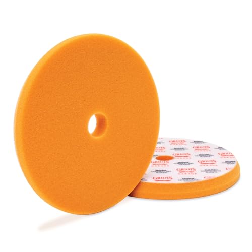 Griot's Garage 6.5" BOSS Correcting Foam Pads for Car Polishing, Buffing, Detailing and Light to Moderate Auto Paint Correction, Durable, Machine-Washable, Pack of 2 - size: 6.5" Pads (Set of 2)