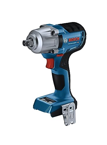 BOSCH GDS18V-330PCN 18V Brushless 1/2 In. Mid-Torque Impact Wrench with Pin Detent (Bare Tool) - style: Tool Only w/ Pin Detent