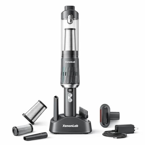 Handheld Vacuum Cordless Smart Display and Charging 25KPa Car Vacuum
