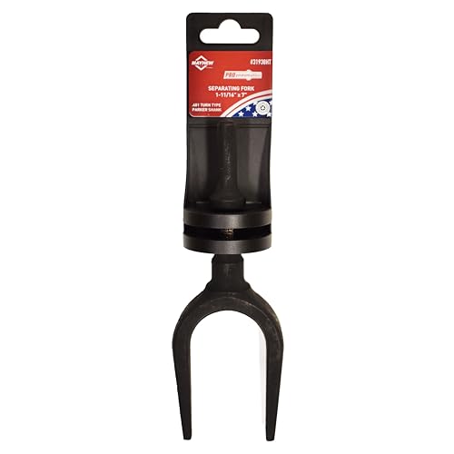 Mayhew Tools 31938HT Pneumatic Separating Fork, 1-11/16" x 7" Hang Tag, Black Oxide Finish - size: 1-11/16" x 7" Hang Tag