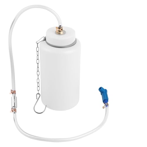 Brake Bleeder Kit,1L Brake Bleeder Bottle & 27.55 Inch Brakes Bleeders Hose One Way Check Valve,Connector,Professional Brakes Fluid Bleeders Kit for Braking Fluid Collection