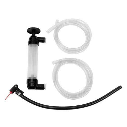 Performance Tool W1156 Grip Clip Transfer Pump/ Siphon Fluid Transfer Pump Kit for Water, Oil, Liquid, and Air, Black/Clear, 48-inch Hoses - style: Multi-Use Transfer Pump (Grip Clip)