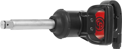 Chicago Pneumatic CP7783-6 Air Impact Wrench (1 Inch), 6 Inch Ext. Anvil, Air Gun Industrial Repair & Assembly Tool, D-Handle, Pinless Rocking Dog, Max Torque Output 1770 ft. lbf/2400 Nm, 2400 RPM - style: With Extended Anvil