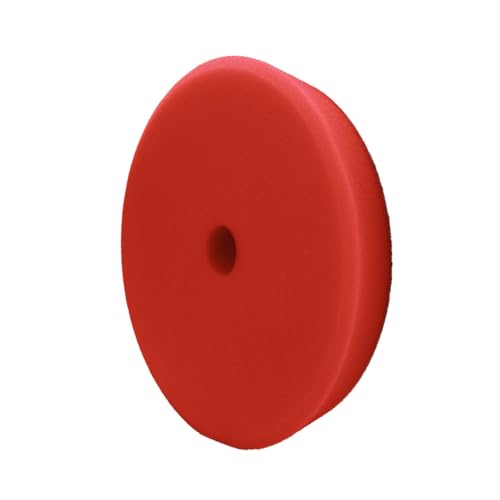 Maxshine 6” Universal High Pro Finishing Foam Pad – Compatible with DA & Rotary Polishers – Professional Detailing Pad for High-Gloss Finishing – Washable & Reusable – Hook & Loop Backing - size: 6", style: Finishing