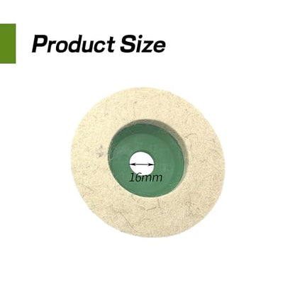 4Pcs 4 Inch Wool Polishing Wheel Disc Pad Ultimate Power Buffing for 100 Angle Grinder Polishing Kit Metal and Stainless Steel Wheels Buffing Disc Buffing Polishing Buffer Bore Dia
