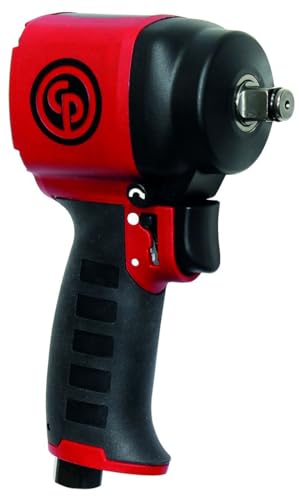 Chicago Pneumatic CP7732C - 1/2 Inch Air Impact Wrench, Pistol Handle, Max Torque Reverse Output 461 ft. lbf / 625 Nm, 9410 RPM, Single Hammer, Industrial Tool, Automotive - size: 1/2" Drive Size