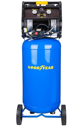 Goodyear 26 Gallon 175 PSI Super Quiet Oil Free Electric Vertical Air Compressor