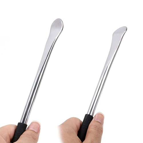 Sumnacon Tire Levers Spoon Set, Durable Heavy Duty Motorcycle Bike Car Tire Irons Tool Kit with Hanging Hole,3 Pcs Tire Changing Spoon + 2 Pcs Rim Protector