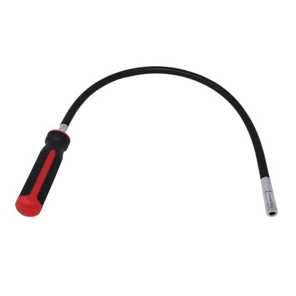 CTA Tools 8851 Extra Long Flex Driver with 1/4" Sq. x 1/4" Hex Adapter - Flexible Drill Bit Extension for Tight Areas, Flexible Screwdriver Extension for High-Torque Loads, Rugged, 24-Inch