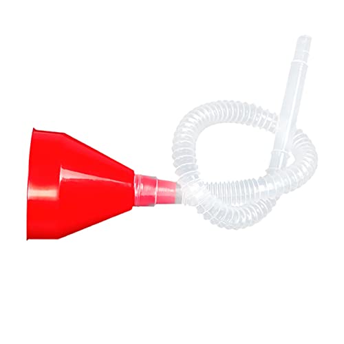 iayokocc Automotive Funnels, Plastic Funnels with Long Hoses for Gasoline, Fuel, Water, Fluids, Transmission Fluids (Tube Length 57 cm)