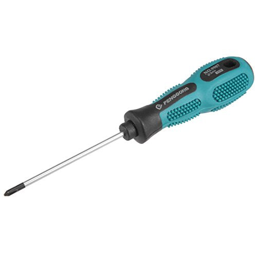 uxcell #0 Phillips Screwdriver 3 Inch Round Shaft Non Slip Comfortable Handle - size: PH0 x 3"
