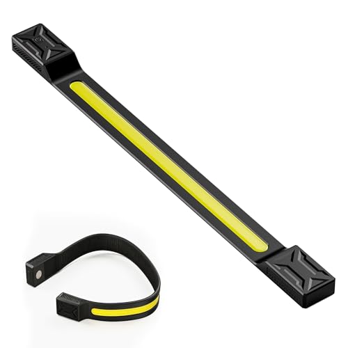 CLAKAP Flexible Magnetic Underhood Work Light, Auto Repair, Compact Storage | 2600LM COB, 5000mAh Type-C, expandable Velcro strap 31.5-110.2 in, 360 beam, 2 modes, magnetic 2-in-1
