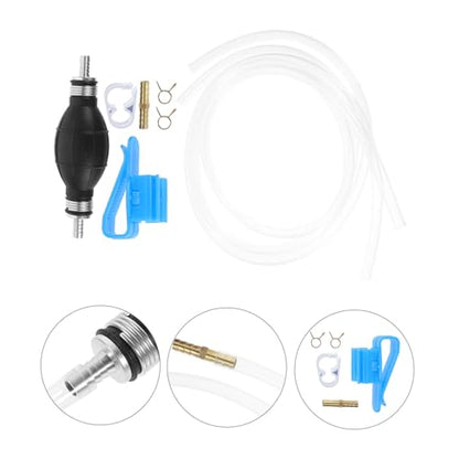 1Set Manual Oil Transfer Pump Hose Kit Lightweight Water Fuel Siphon Easy to Use for Automotive Outdoor Activities Sturdy Reusable Accessories